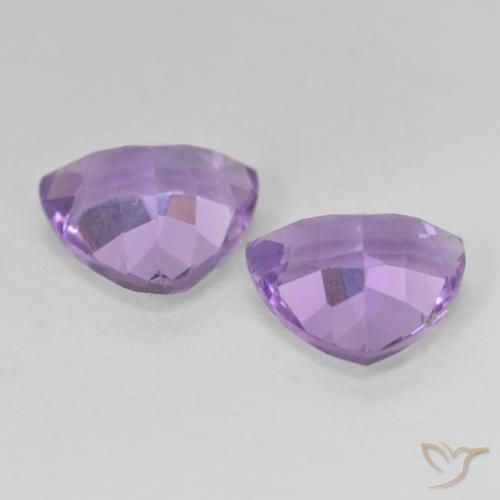 5.31 ct natürliche hellviolett Amethyst-Edelsteine, Trillion, VVS-VS