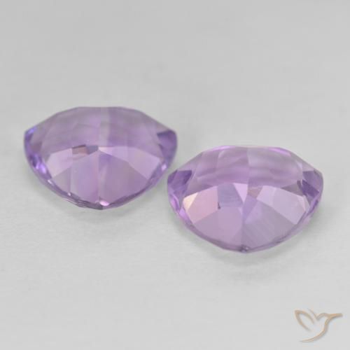 5.55 ct natürliche Rosaig-violett Amethyst-Edelsteine, Trillion, VVS-VS