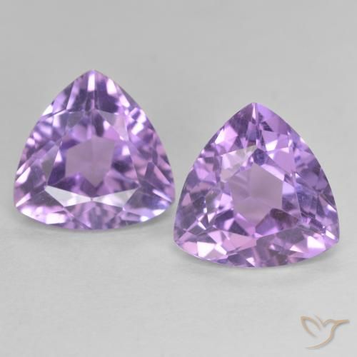 5.73ctw Natürlicher Mittelviolett Amethyst, Trillion, VVS-VS