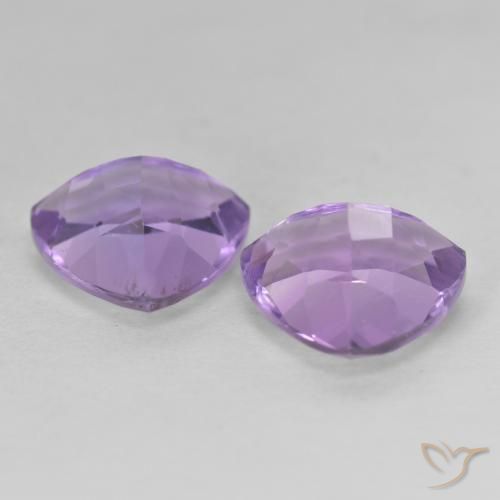 5.73 ct natürliche Mittelviolett Amethyst-Edelsteine, Trillion, VVS-VS