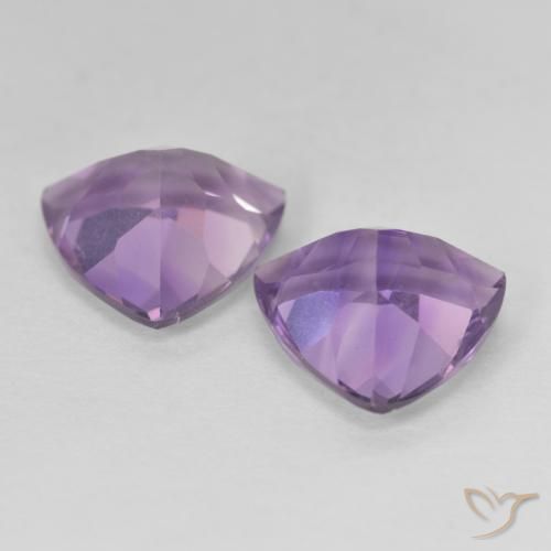 5.71 ct natürliche Mittelrosa Violett Amethyst-Edelsteine, Trillion, VVS-VS