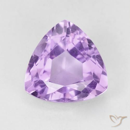 3.26ct Natürlicher Rosa Iris Violett Amethyst, Trillion, VVS-VS