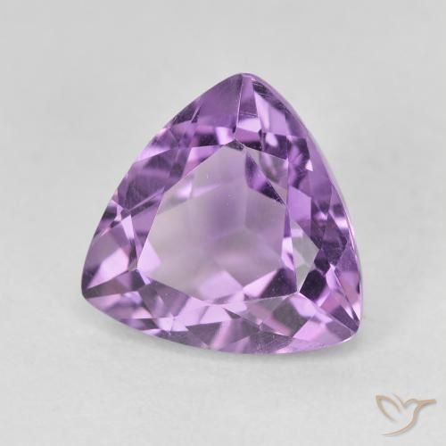 9,17 ctw natürlicher Mittelviolettes Violett Amethyst, Trillion, VVS-VS
