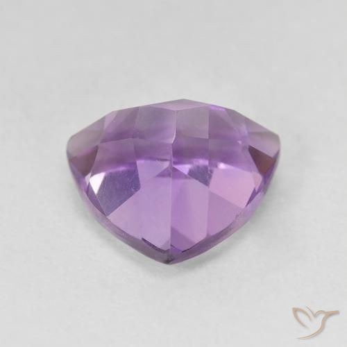 9,17 ctw natürlicher Mittelviolettes Violett Amethyst, Trillion, VVS-VS