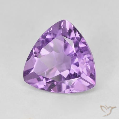 9,17 ctw natürlicher Mittelviolettes Violett Amethyst, Trillion, VVS-VS