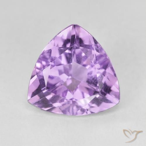 2.85ct Natürlicher Mittelviolettes Violett Amethyst, Trillion, VVS-VS
