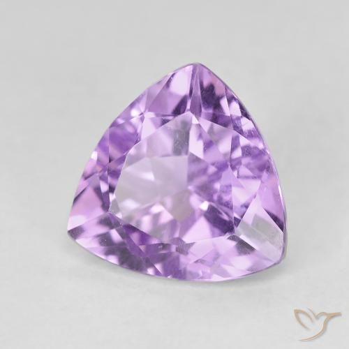 9,17 ctw natürlicher Mittelviolettes Violett Amethyst, Trillion, VVS-VS