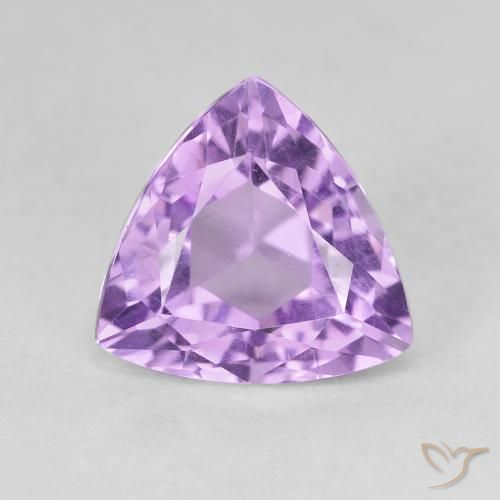 3.01ct Natürlicher Mittelviolettes Violett Amethyst, Trillion, VVS-VS