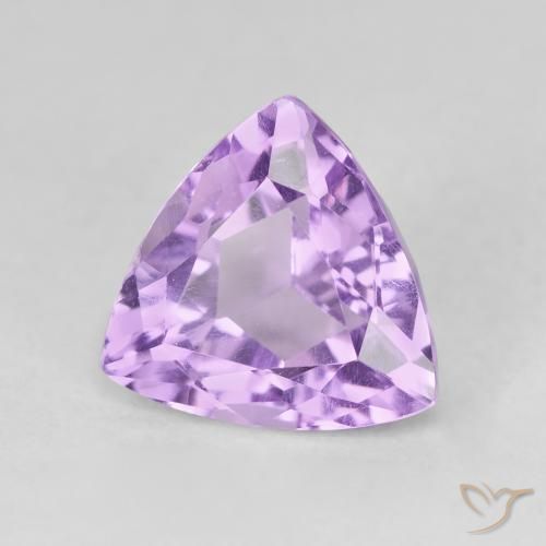 9,17 ctw natürlicher Mittelviolettes Violett Amethyst, Trillion, VVS-VS