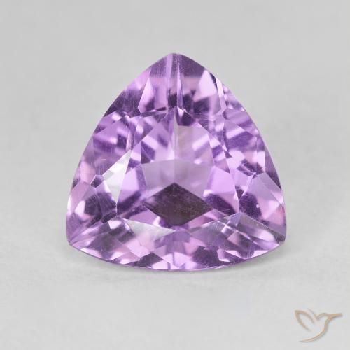 2.86ct Natürlicher Mittelviolettes Violett Amethyst, Trillion, VVS-VS