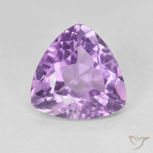 2.99ct Natürlicher Lilaisch-violett Amethyst, Trillion, VVS-VS