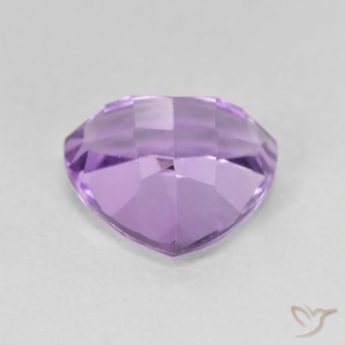 9,17 ctw natürlicher Mittelviolettes Violett Amethyst, Trillion, VVS-VS