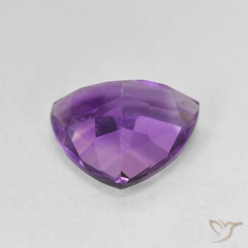 9,17 ctw natürlicher Lilaisch-violett Amethyst, Trillion, VVS-VS