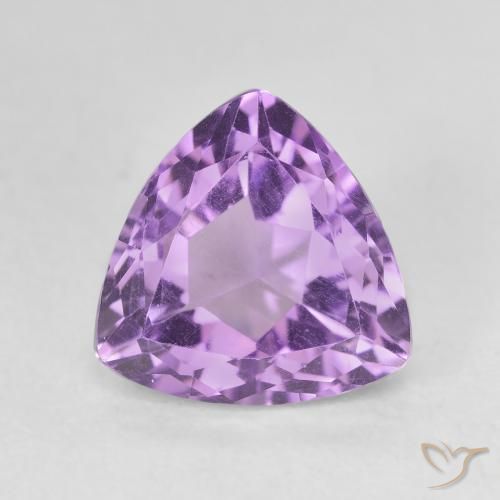 3.13ct Natürlicher Lilaisch-violett Amethyst, Trillion, VVS-VS
