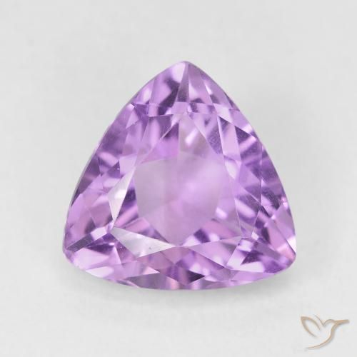2.77ct Natürlicher Medium Light Purplish-Violet Amethyst, Trillion, VVS-VS