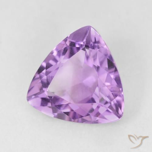 9,17 ctw natürlicher Medium Light Purplish-Violet Amethyst, Trillion, VVS-VS