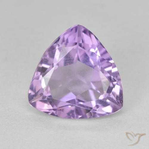 9,17 ctw natürlicher Rosaig-violett Amethyst, Trillion, VVS-VS