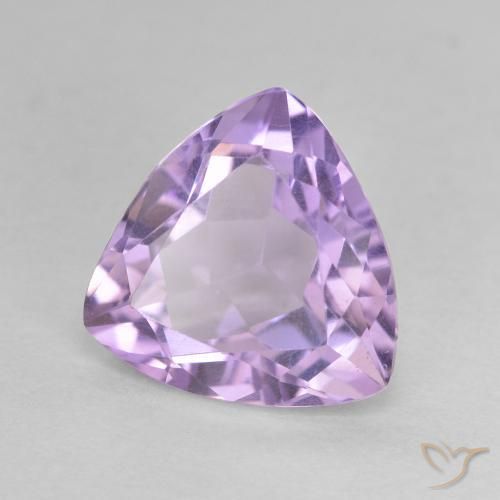 9,17 ctw natürlicher Rosaig-violett Amethyst, Trillion, VVS-VS