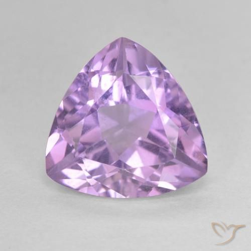 2.93ct Natürlicher Rosaig-violett Amethyst, Trillion, VS