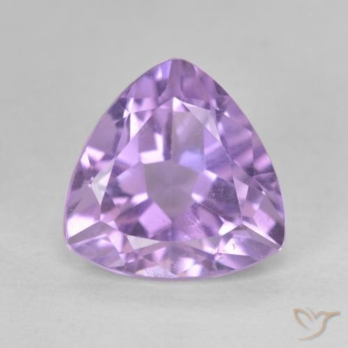3.12ct Natürlicher Rosaig-violett Amethyst, Trillion, VS