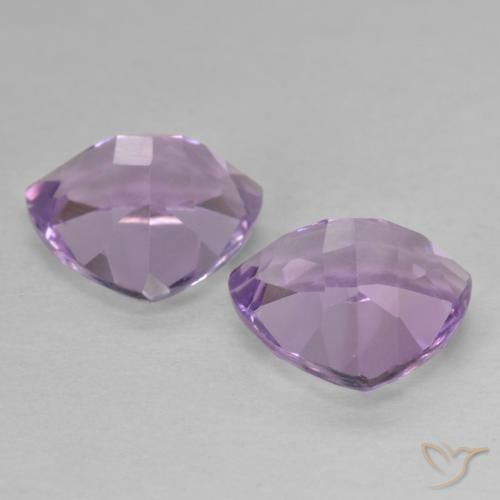 5.78 ct natürliche Mittelrosa Violett Amethyst-Edelsteine, Trillion, VVS-VS