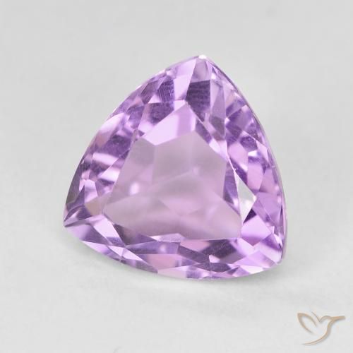 9,17 ctw natürlicher Mittelrosa Violett Amethyst, Trillion, VVS-VS