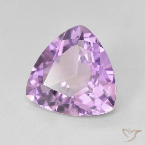 9,17 ctw natürlicher Rosaig-violett Amethyst, Trillion, VVS-VS