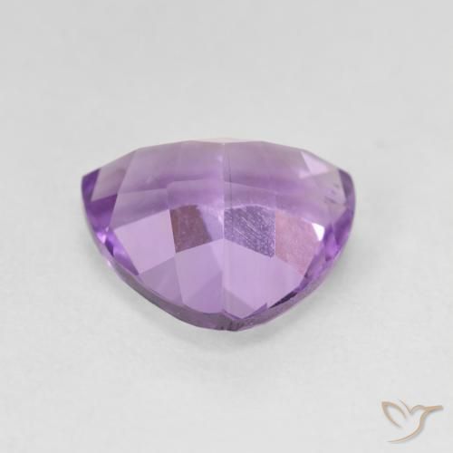9,17 ctw natürlicher Rosaig-violett Amethyst, Trillion, VVS-VS