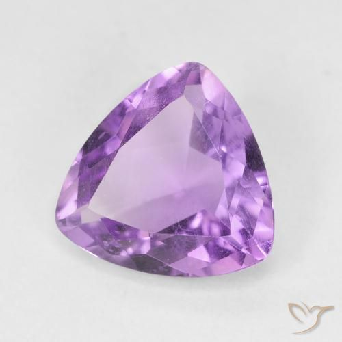 9,17 ctw natürlicher Lilaisch-violett Amethyst, Trillion, VVS-VS