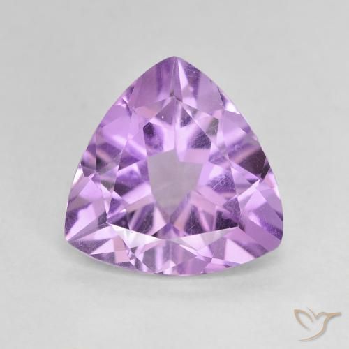 2.64ct Natürlicher Mittelrosa Violett Amethyst, Trillion, VVS-VS