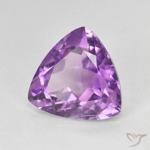 9,17 ctw natürlicher Rosaig-violett Amethyst, Trillion, VVS-VS