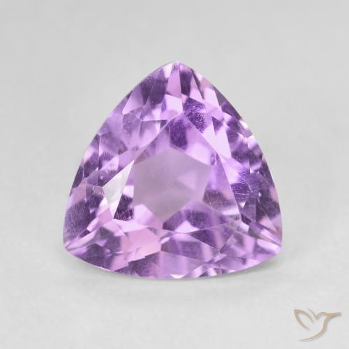 2.93ct Natürlicher Mittelviolettes Violett Amethyst, Trillion, VVS-VS