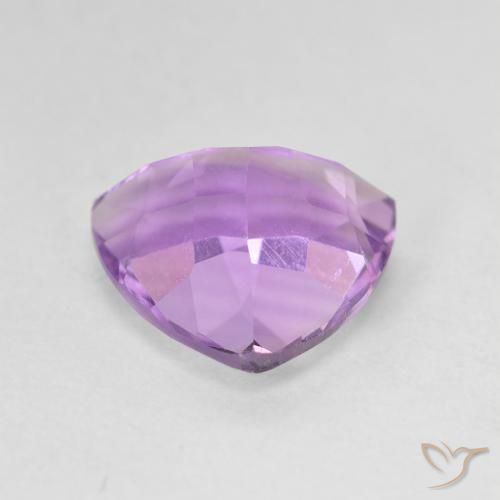 9,17 ctw natürlicher Mittelviolettes Violett Amethyst, Trillion, VVS-VS