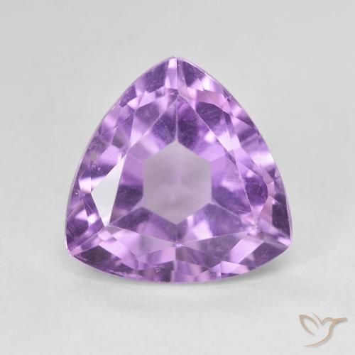 3.28ct Natürlicher Mittelviolett Amethyst, Trillion, VVS-VS