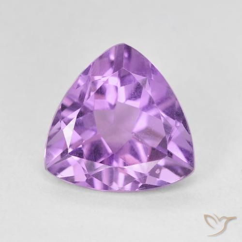 2.70ct Natürlicher Mittelrosa Violett Amethyst, Trillion, VVS-VS