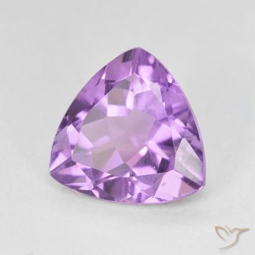 9,17 ctw natürlicher Mittelrosa Violett Amethyst, Trillion, VVS-VS