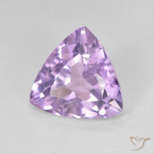 9,17 ctw natürlicher Rosa Iris Violett Amethyst, Trillion, VVS-VS