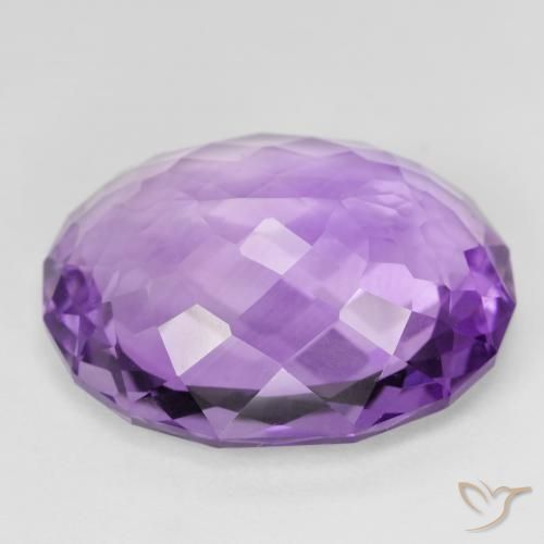 9,17 ctw natürlicher Lebhaftes Violett Amethyst, Oval, VVS