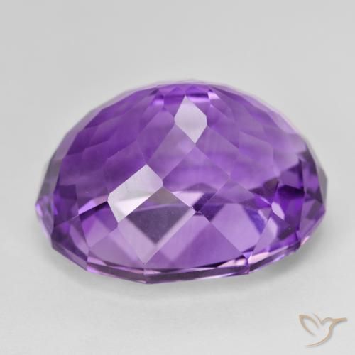 9,17 ctw natürlicher Intensives Violett Amethyst, Oval, VVS
