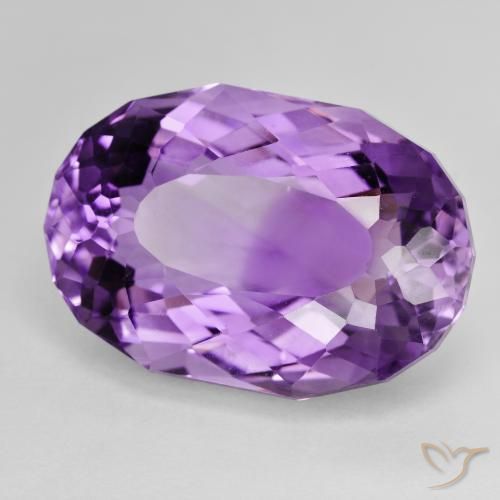 9,17 ctw natürlicher Tiefviolettes Violett Amethyst, Oval, VVS