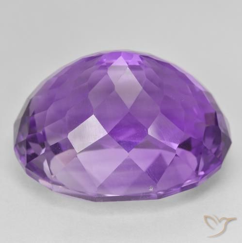 9,17 ctw natürlicher Lebhaftes Violett Amethyst, Oval, VVS