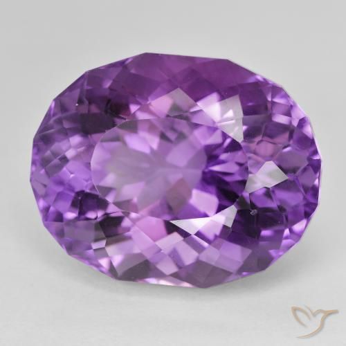 9,17 ctw natürlicher Lilaisch-violett Amethyst, Oval, VVS