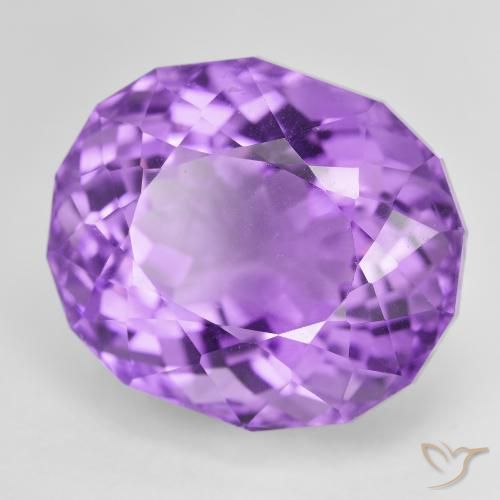 9,17 ctw natürlicher Lebhaftes Violett Amethyst, Oval, VVS-VS