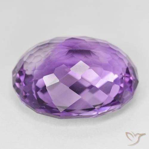 9,17 ctw natürlicher Lebhaftes Violett Amethyst, Oval, VVS-VS