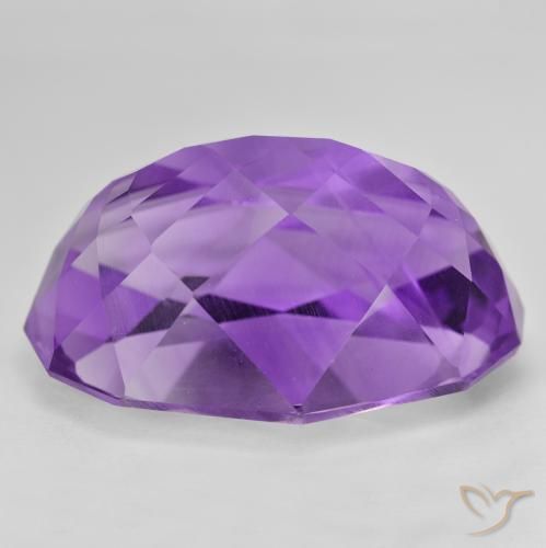 9,17 ctw natürlicher Mittelviolett Amethyst, Oval, VVS-VS