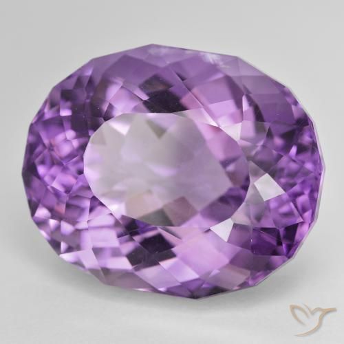9,17 ctw natürlicher Lilaisch-violett Amethyst, Oval, VVS-VS