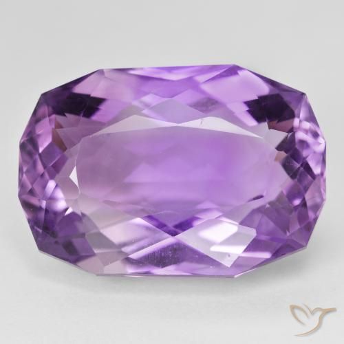 28.85ct Natürlicher Mittelviolettes Violett Amethyst, Kissen, VVS-VS