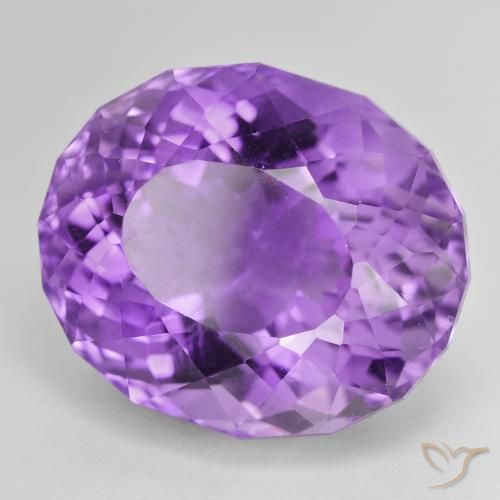9,17 ctw natürlicher Lebhaftes Violett Amethyst, Oval, VVS-VS