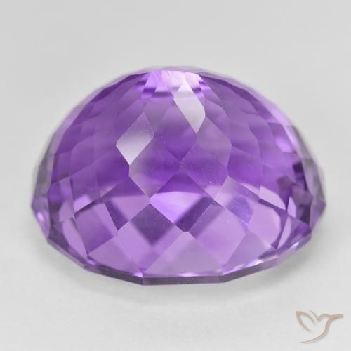 9,17 ctw natürlicher Lebhaftes Violett Amethyst, Oval, VVS-VS