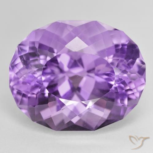28.91ct Natürlicher Mittelviolett Amethyst, Oval, VVS-VS